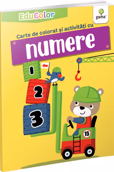 Carte de colorat si activitati cu numere