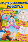 Citeste si coloreaza A4 Porcarul si fata de imparat