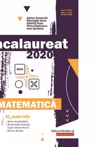 Bacalaureat 2020. Matematica M_Mate-Info