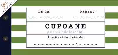 Cupoane: pentru adolescenți