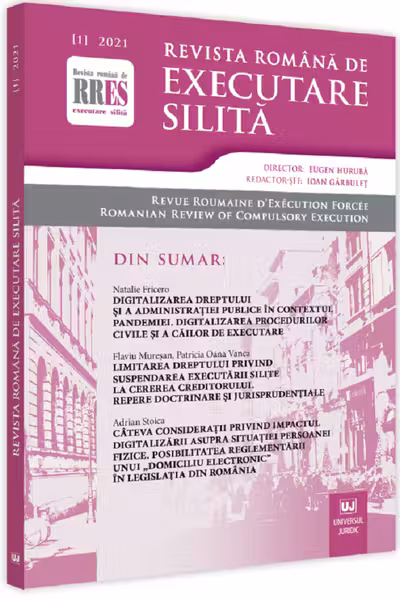 Revista română de executare silită Nr.1/2021