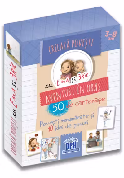 Creează povești cu Ema și Eric: Aventuri în oraș