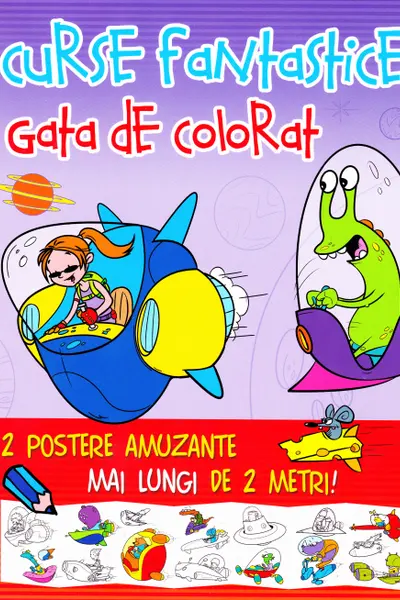 Curse fantastice gata de colorat