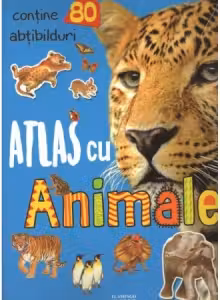 Atlas cu animale 80 de abtibilduri