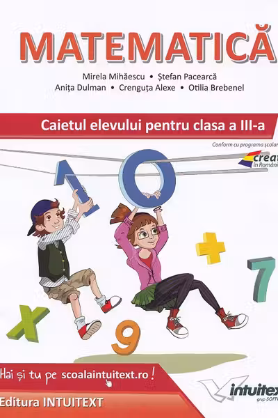 Matematica - Clasa 3 - Caietul elevului