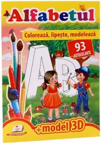 Coloreaza lipeste-Alfabetul