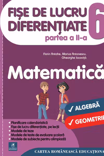Matematică - Clasa 6. Partea 2 - Fișe de lucru diferențiate