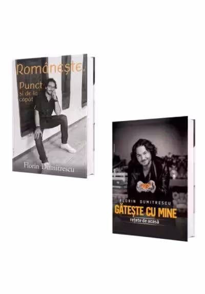 Pachet Gateste Romaneste cu Chef Florin Dumitrescu. Set 2 carti