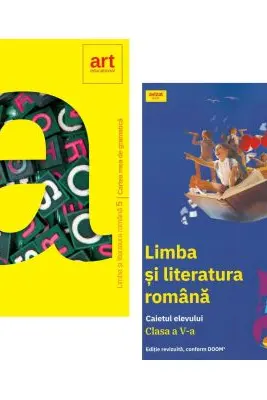 Pachet Cartea mea de Gramatica si Caiet de romana pentru clasa a 5-a - Florentina Samihaian, Sofia Dobra