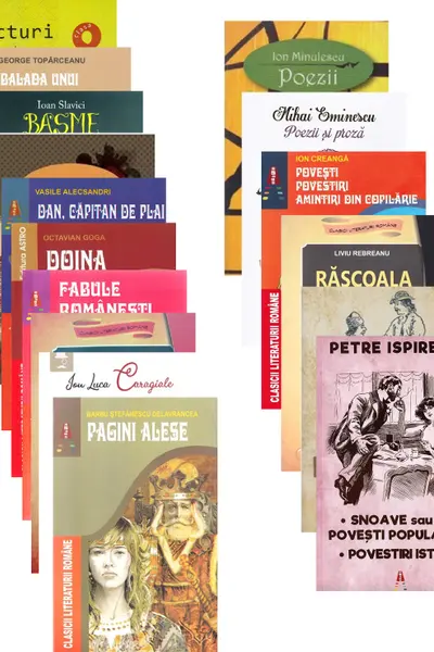 Pachet 16 cărți pentru vacanța elevilor - Clasa 8