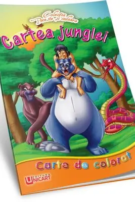 Cartea junglei. Carte de colorat
