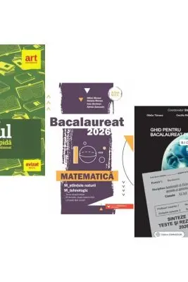 Pachet Bacalaureat 2026. Eseul. Varianta rapida de pregatire, Matematica M-stiintele-naturii si M-tehnologic si Biologie clasele 11-12- Liliana Paicu, Mihai Monea, Stelica Ene