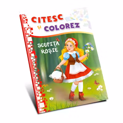 Citesc si colorez - Scufita Rosie