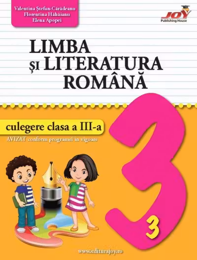 Limba și literatura română - Clasa 3 - Culegere