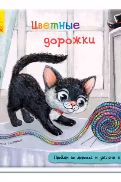 Книжка с дорожкой: Цветные дорожки