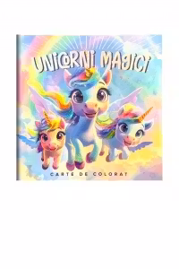 Unicorni magici - carte de colorat