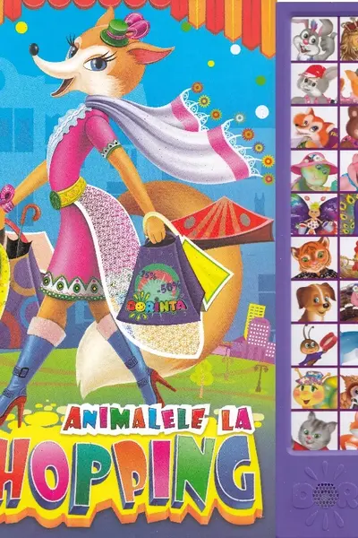 Carte cu sunete. Animalele la shoping