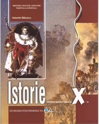 Manual istorie clasa a X-a