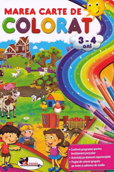 Marea carte de colorat - 3-4 ani