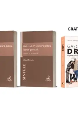 Pachet Sinteze de Procedura penala. Partea generala 2 volume Editia 6 - Mihail Udroiu si GRATUIT Gasca de la Drept