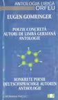 Poezie concreta. Autori de limba germana