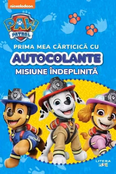 PATRULA CATELUSILOR. PRIMA MEA CARTICICA CU AUTOCOLANTE. MISIUNE INDEPLINITA