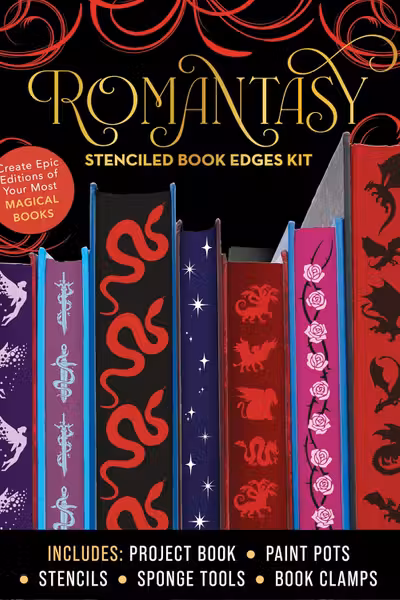 Romantasy - Stenciled Book Edges Kit