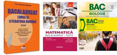 Pachet Bacalaureat 2026. Limba si literatura romana, Matematica M1 Teste si Biologie. Notiuni teoretice si teste pentru clasele 9-10 - Mariana Badea, Rodica Manolescu, Silvia Olteanu