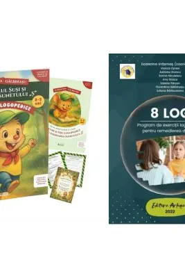 Pachet Soricelul Susi si exersarea sunetului S si 8 LOG - Florentina Galbinasu, Ecaterina Vrasmas
