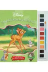 Disney. Sa pictam cu prietenii. Carte de colorat cu pensula si acuarele
