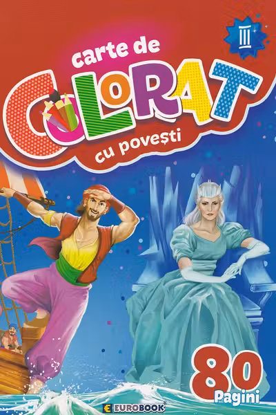 Carte de colorat cu povesti - Volumul 3