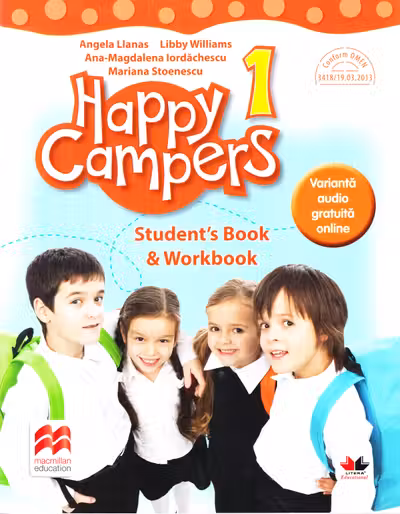 Happy campers Student book workbook clasa 1