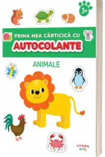 PRIMA MEA CARTICICA CU AUTOCOLANTE. ANIMALE