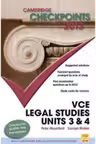 Cambridge Checkpoints VCE Legal Studies Units 3 and 4 2013 - Peter Mountford, Carolyn Walker