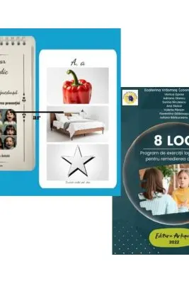 Pachet Paletar logopedic si articulare jucausa si 8 LOG. Program de exercitii logopedice - Adriana Antohi, Ecaterina Vrasmas