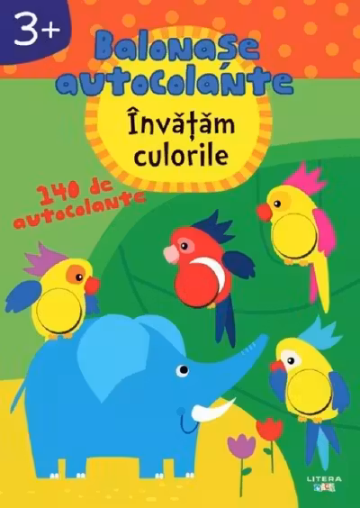 Balonase autocolante - Invatam culorile