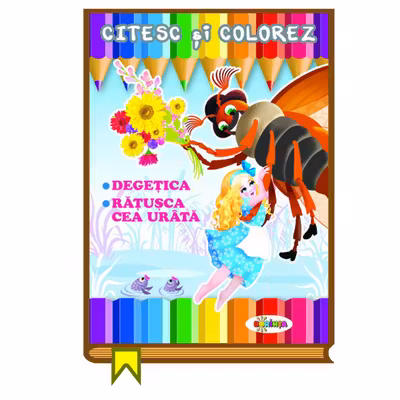 Citesc si colorez - Degetica