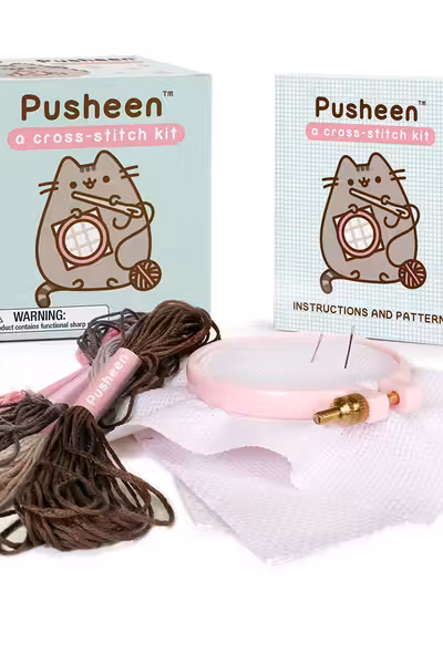 Pusheen: A Cross-Stitch Kit
