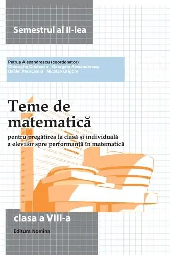 Teme De Matematică Cls 8 Sem 2