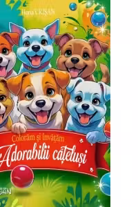 Coloram si invatam. Adorabilii catelusi