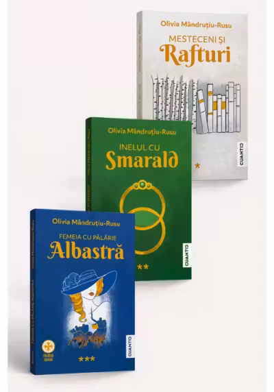 Femeia cu palarie albastra