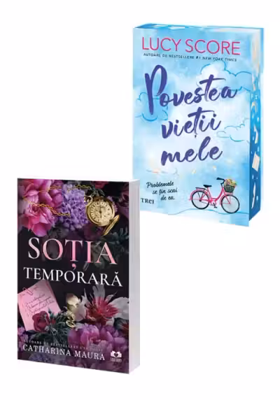 Pachet Sotia temporara + Povestea vietii mele . Set 2 carti