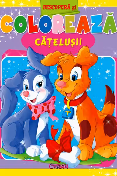Descoperă și colorează cățelușii