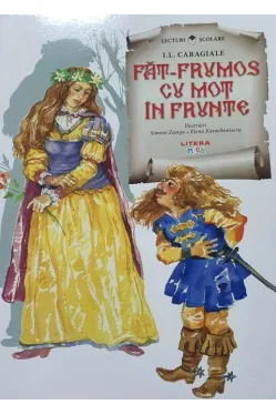 Lecturi scolare/ilustratii. Fat-Frumos cu mot in frunte.