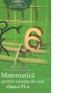 Matematica caiet pentru vacanta de vara clasa a VI-a