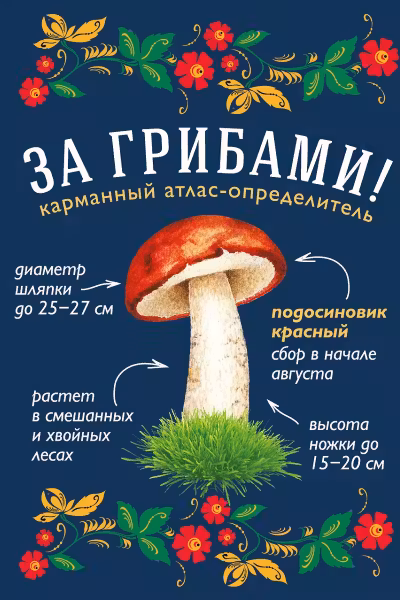 За грибами. Карманный атлас-определитель