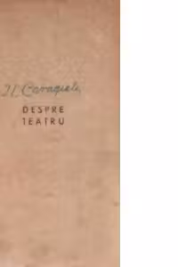 Despre teatru