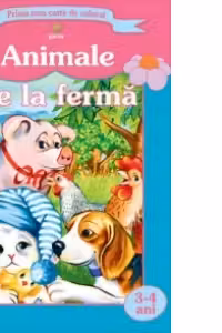 Prima mea carte de colorat - Animale de la ferma