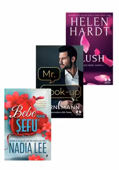Pachet Mr Hook-up + Blush + Bebe pentru sefu. Set 3 carti