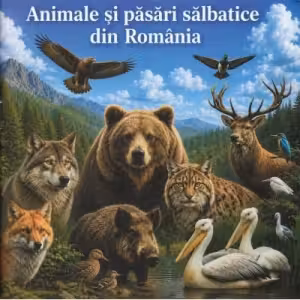 Animale si pasari salbatice din Romania. Minienciclopedie pentru copii